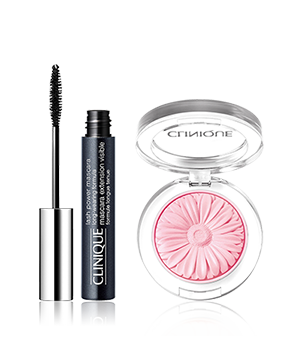 LASH POWER MASCARA LONG BLACK & CHEEK POP SET