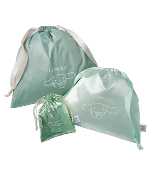 CLINIQUE X CINNAMOROLL ORIGINAL TRAVEL BAG 3SETS