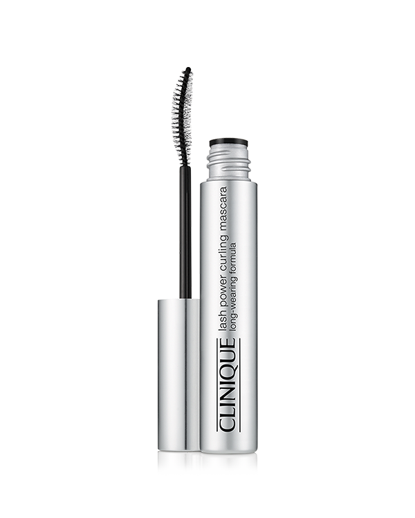 Lash Power Curling Mascara Long-wearing Formula, 上品カールまつげに仕上がるマスカラ。日本人の目にあわせて開発された三日月型ブラシで、短いまつげもキャッチ。