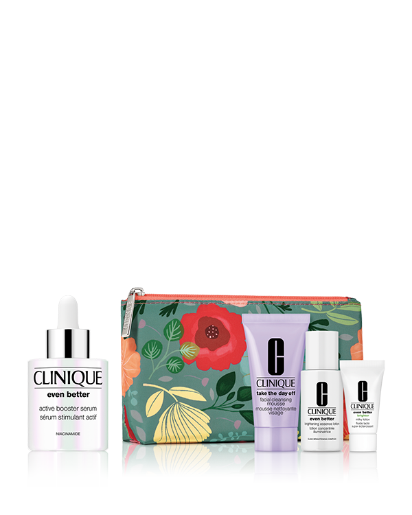 EVEN BETTER ACTIVE BOOSTER SERUM, ＼今なら、数量限定のセットも！／<br>美肌力、起動<sup>*1</sup>。全方位型、薬用導入美容液。