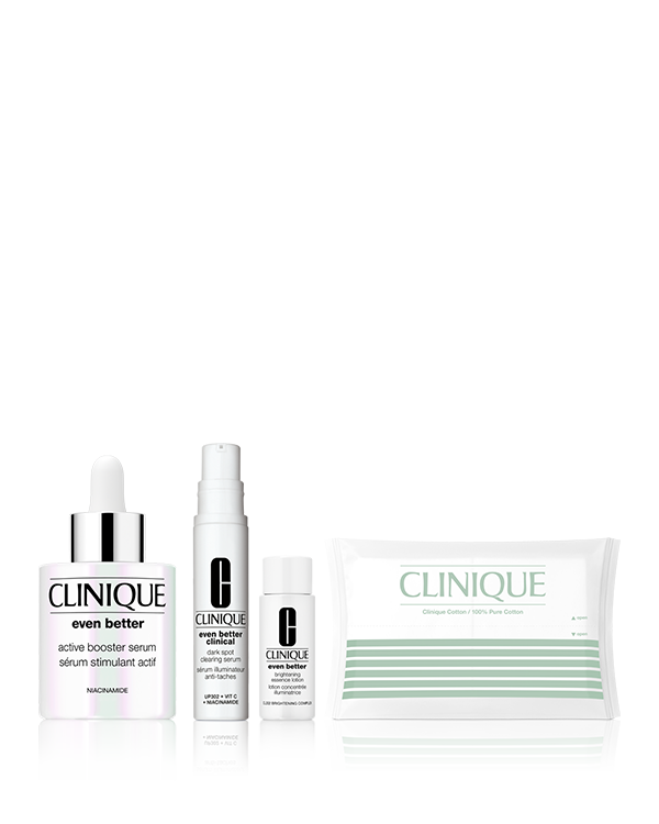 EVEN BETTER ACTIVE BOOSTER SERUM, \今ならお得な2種のセットも選べる!/<br>美肌力、起動<sup>*1</sup>。全方位型、薬用導入美容液。