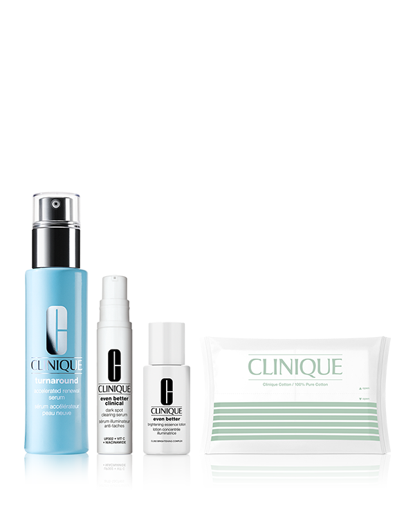 TURNAROUND ACCELERATED RENEWAL SERUM, 今なら＼約4,400円（税込）相当もお得／なセットも！<br>クリニークのロングセラー角層ケア美容液。