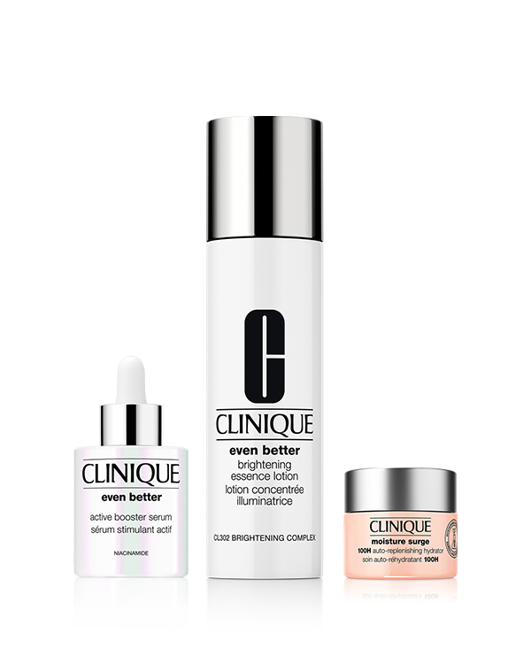 BOOSTER & LOTION SET, \今なら、保湿ジェルクリーム付!/<br>潤いor透明感。薬用導入美容液+選べる化粧水で初夏の美肌力を起動<sup>*3</sup>。