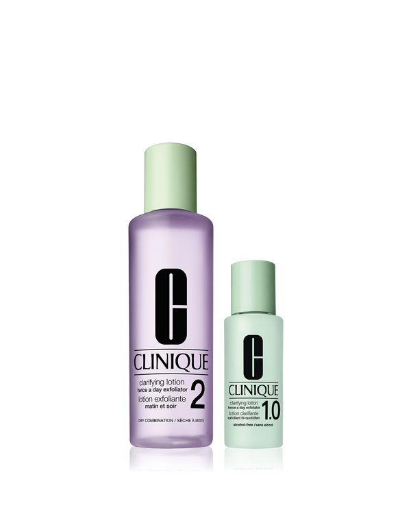 CLARIFYING LOTION SET〈CLARIFYING LOTION 2〉_1.0, ＼ふき取り化粧水ご購入で、もう1本ついてくる！／&lt;br&gt;初夏の肌に、心地よいリセット感。&lt;br&gt;〈ふき取り化粧水(2)＋(1.0)のセット〉