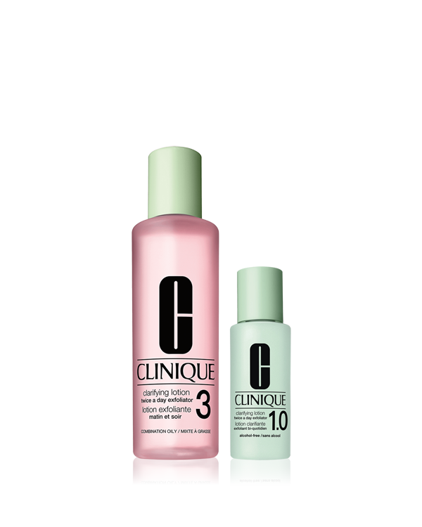 CLARIFYING LOTION SET〈CLARIFYING LOTION 3〉_1.0, ＼ふき取り化粧水ご購入で、もう1本ついてくる！／&lt;br&gt;初夏の肌に、心地よいリセット感。&lt;br&gt;〈ふき取り化粧水(3)＋(1.0)のセット〉