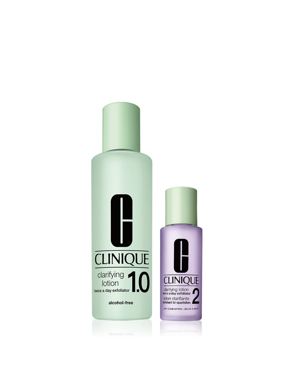 CLARIFYING LOTION SET〈CLARIFYING LOTION 1.0〉_2, ＼ふき取り化粧水ご購入で、もう1本ついてくる！／&lt;br&gt;初夏の肌に、心地よいリセット感。&lt;br&gt;〈ふき取り化粧水(1.0)＋(2) のセット〉