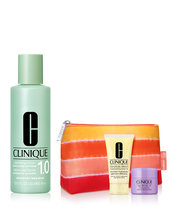 CLARIFYING LOTION SET〈CLARIFYING LOTION 1.0〉_2025.07, ＼夏の肌に、心地よいリセット感／&lt;br&gt;毛穴の目立たない&lt;sup&gt;＊1&lt;/sup&gt;なめらかな肌へ。選べる「ふき取り化粧水(アルコールフリー)」セット。