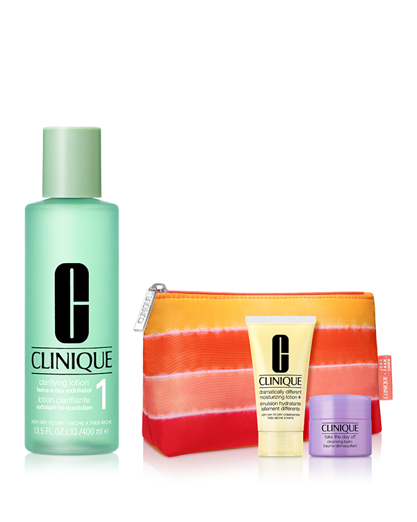 CLARIFYING LOTION SET〈CLARIFYING LOTION 1〉_2025.07, ＼夏の肌に、心地よいリセット感／&lt;br&gt;毛穴の目立たない&lt;sup&gt;＊1&lt;/sup&gt;なめらかな肌へ。選べる「ふき取り化粧水(ドライ肌用)」セット。
