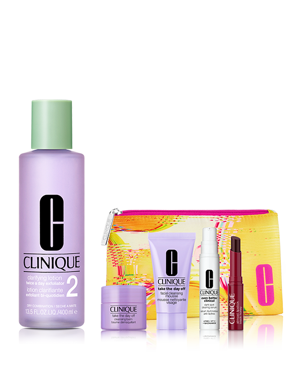 11DAYS_11ITEMS_SKIN_CARE_SET〈CLARIFYING LOTION 2〉, ＼11日間限定・11種類から選べる！／&lt;br&gt;皮膚科学発想のロングセラー「ふき取り化粧水 2(ドライ～混合肌用)」セット。