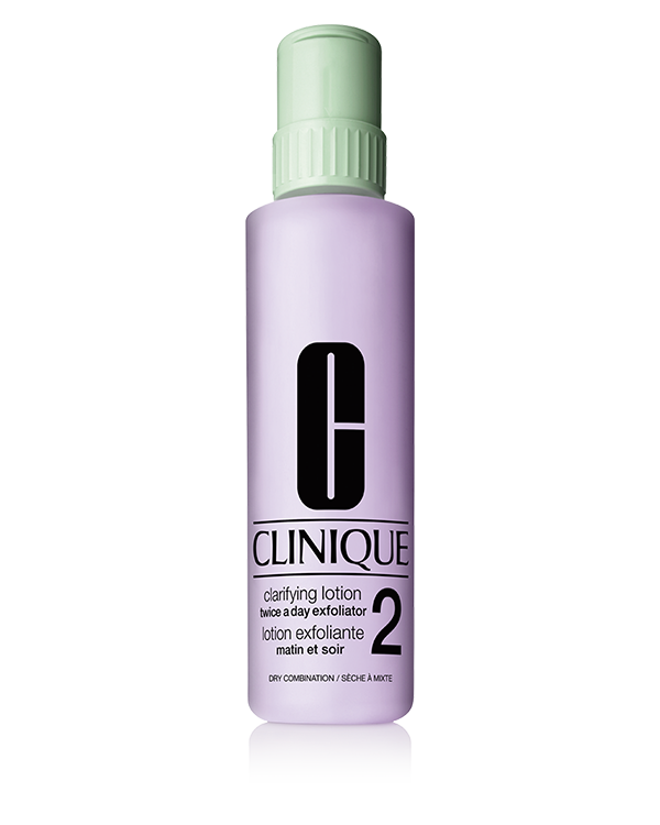 Clarifying Lotion 2, \今だけ限定!待望のポンプ付き。約22%増量サイズ<sup>*</sup>も/<br>肌リズムに着目した20秒<sup>*1</sup>の美肌ルーティン。毛穴の目立たない<sup>*2</sup>なめらかな肌へ。<br>乾燥肌~混合肌用 ふき取り化粧水。