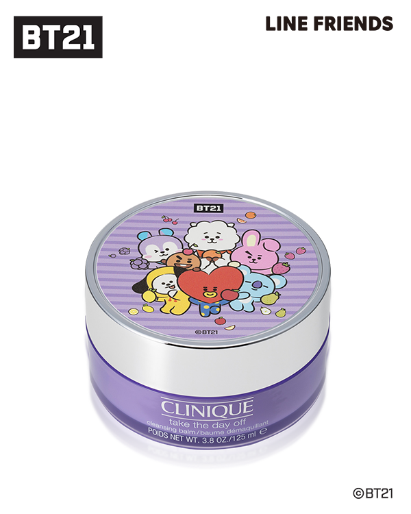 TAKE THE DAY OFF BT21, ＼CLINIQUE×BT21 コラボ デザイン／&lt;br&gt;今だけ！ポップな BT21 デザインが数量限定で登場！（クレンジング バーム）
