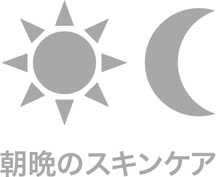 朝晩のスキンケア