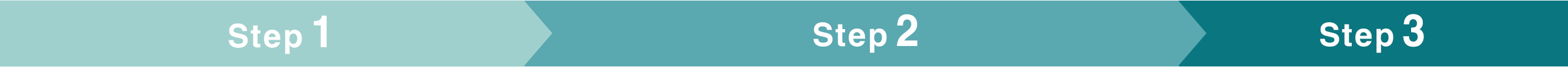 ステップ1 ステップ2 ステップ3